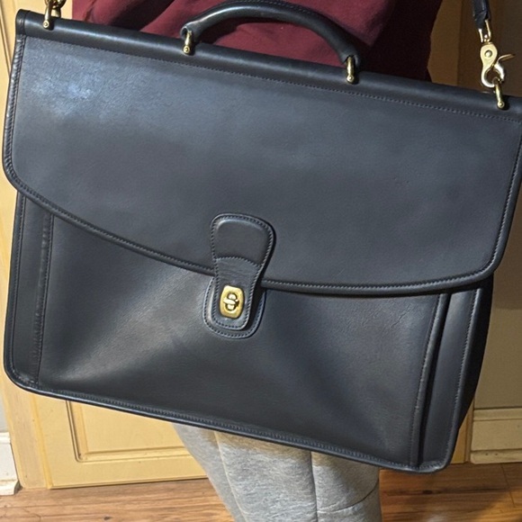 Coach Beekman Briefcase Black Leather, NWOT - Picture 15 of 16